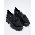 Chic Slip-On Chunky Lug-Sole Loafers