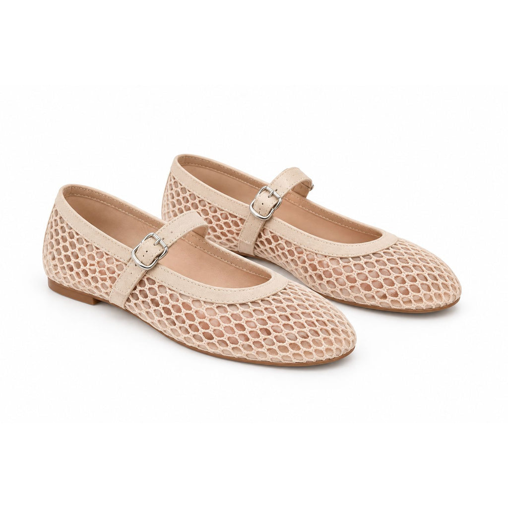 Flat Mesh Strap Lightweight Breathable Summer Flats Shoes