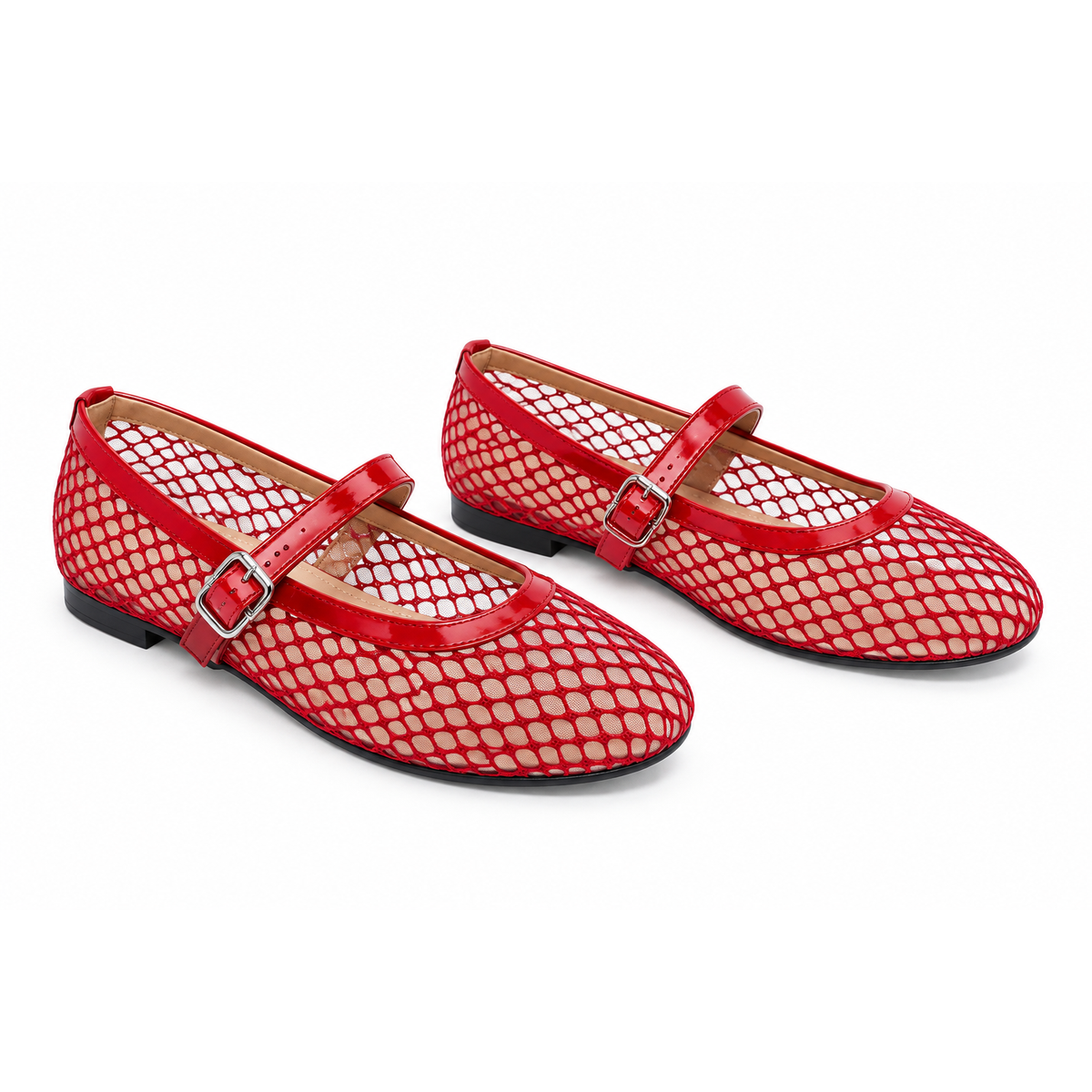 Flat Mesh Strap Lightweight Breathable Summer Flats Shoes